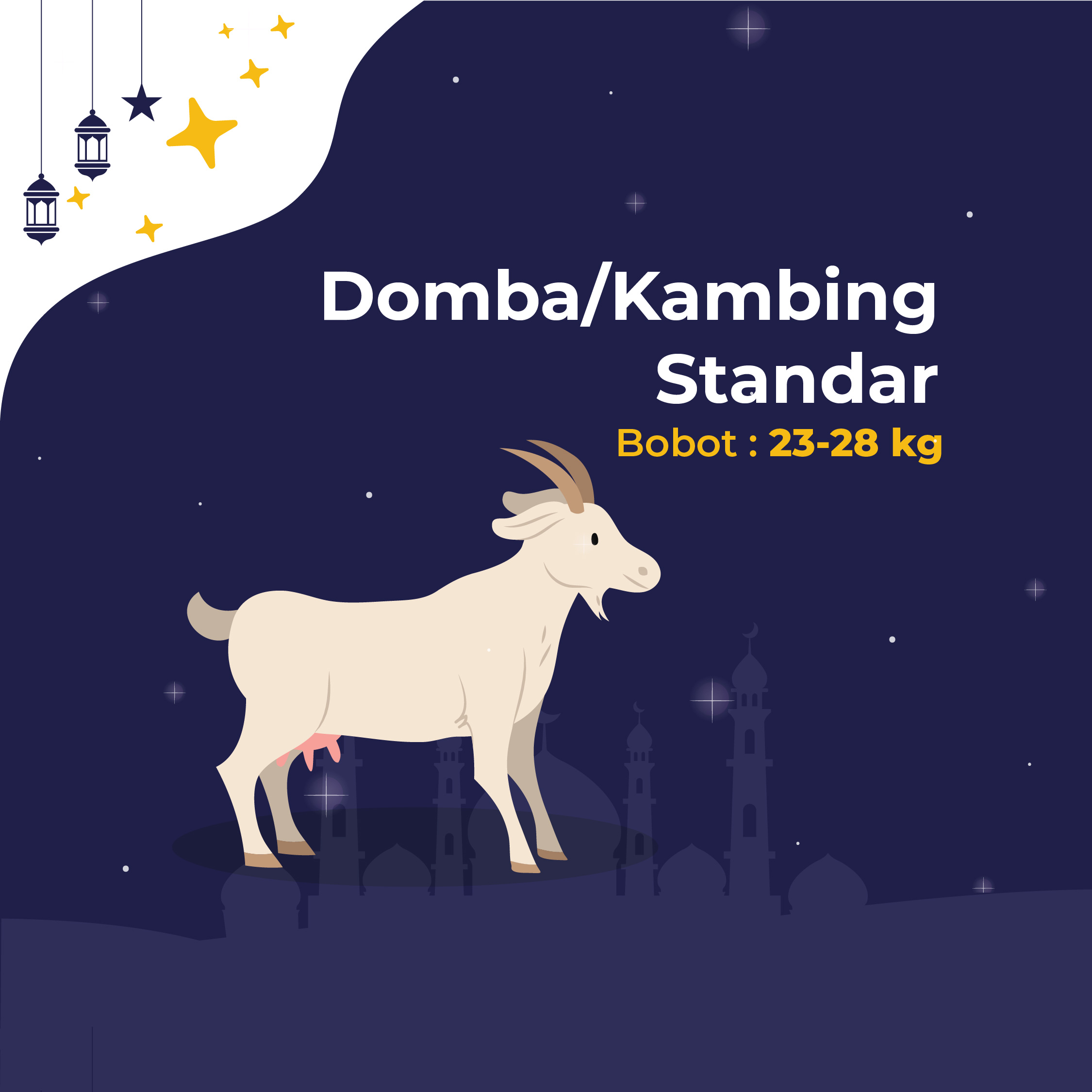 Kambing Standar (23-28 Kg)