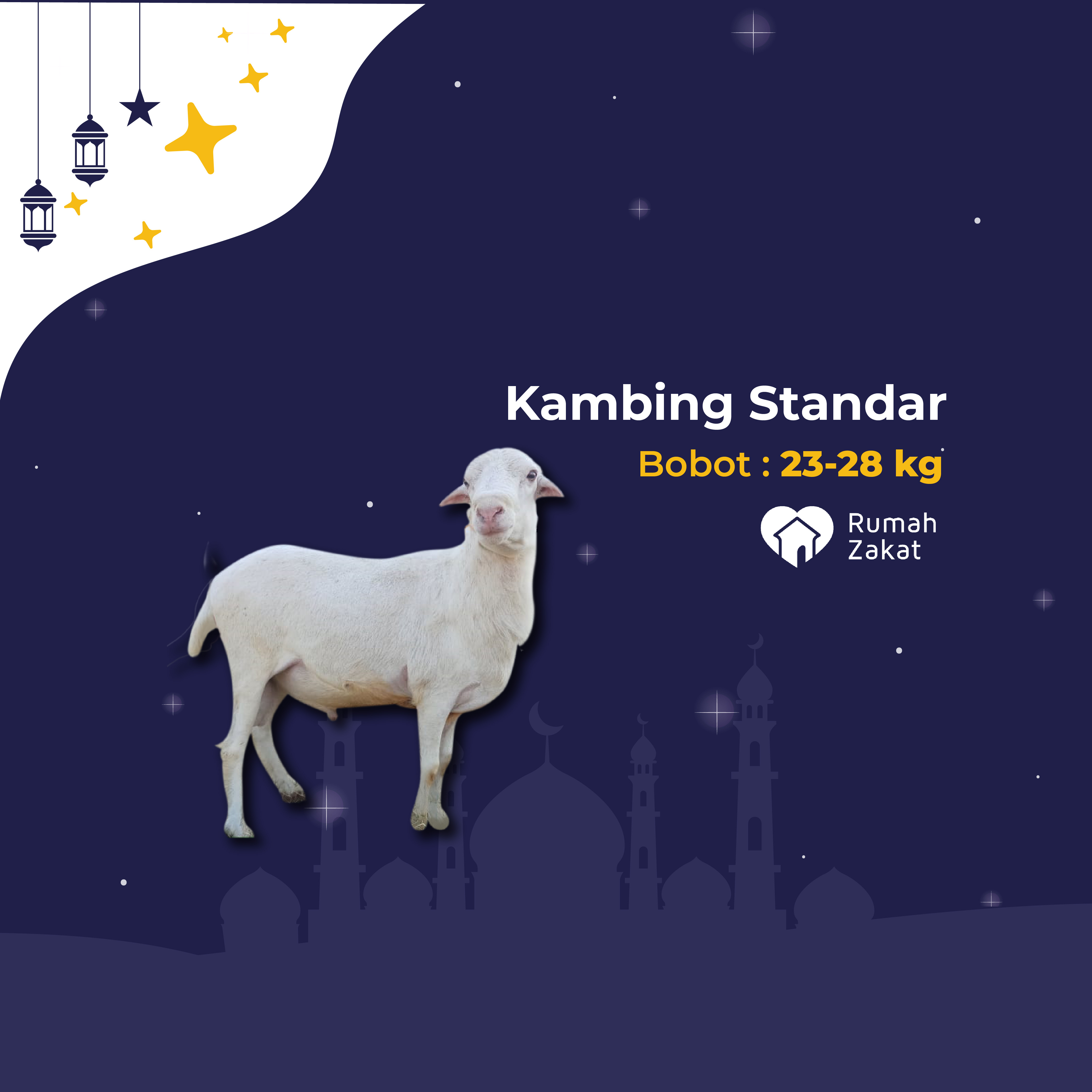 Kambing Super Qurban (23-28 Kg) - Rumah Zakat