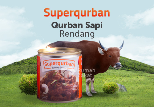 - Kornet ±350 kaleng nett 200gr atau
- Rendang ±250 kaleng nett 200gr