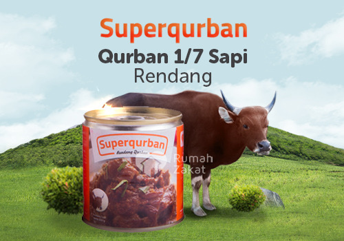 - Kornet ±50 kaleng nett 200 gr atau
- Rendang ±35kaleng nett 200 gr